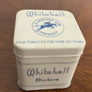 Vintage Whitehall Mixture Tobacco Tin – Kentucky Club Product Pipe Advert